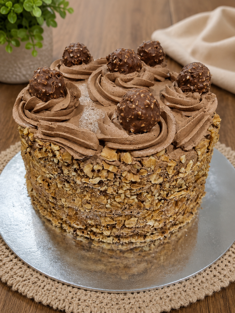 Pastel de Chocolate Ferrero